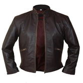 Herren Tron Legacy Sam Flynn Vintage-Jacke aus echtem Leder